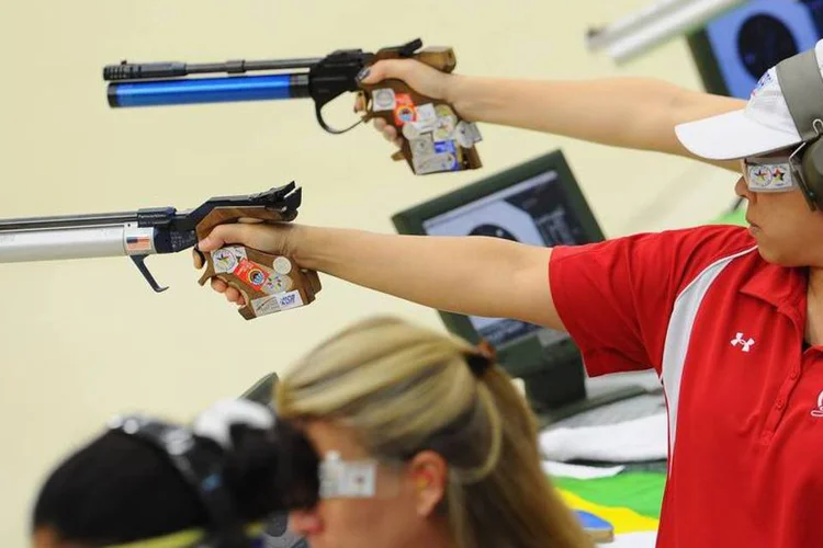A medalha de prata ficou com o colombiano Danilo Caro, que fez 145 pontos (Getty Images)