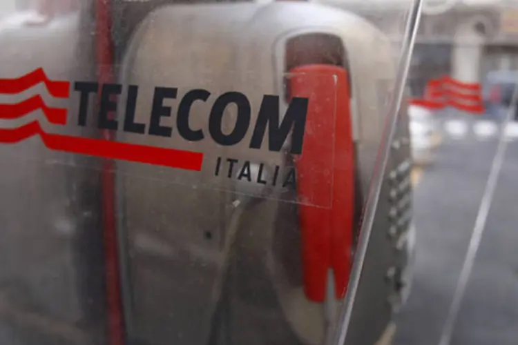 
	Logo da Telecom Italia: a a&ccedil;&atilde;o subia 4,42%
 (Bloomberg)