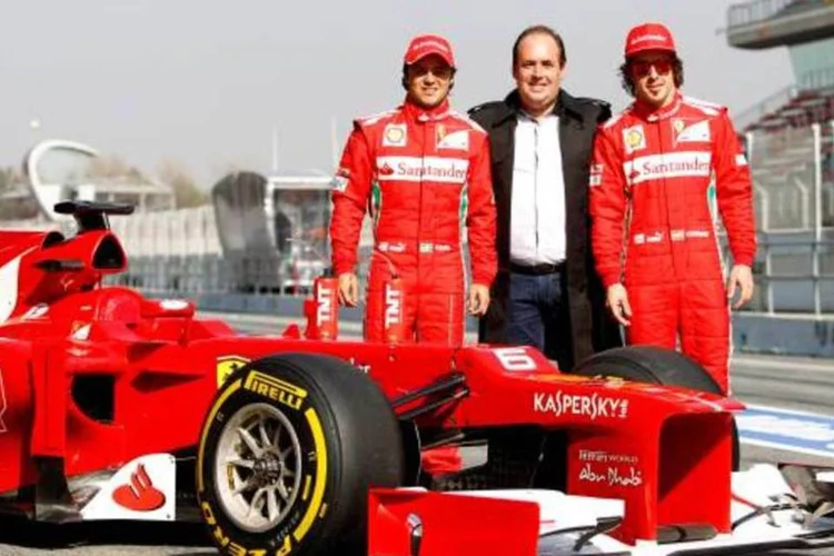 TNT: marca patrocinará Felipe Massa, além da Ferrari, scuderia pela qual o piloto corre (Divulgação/TNT)