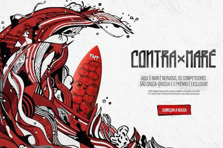 Ação da TNT: agência criou filme de ação com “sequestro” de pranchas do estúdio de artistas (Reprodução)