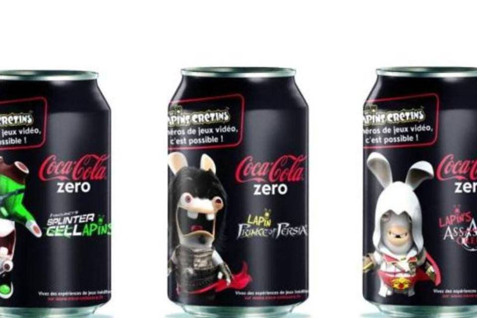Having Rabbids dominam embalagens da Coca-Cola