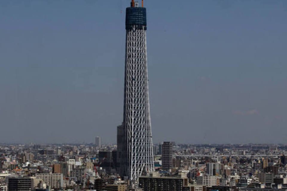 Tóquio inaugura torre de TV mais alta do mundo em maio de 2012
