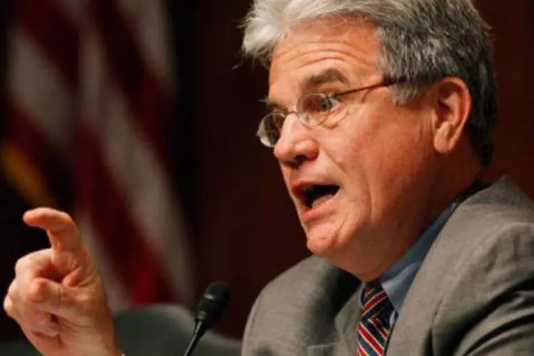 O senador republicano Tom Coburn, um dos seis que apresentou a proposta (Chip Somodevilla/Getty Images/AFP)