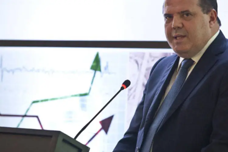 Alexandre Tombini, presidente do Banco Central, participa do ciclo de palestras e almoços Encontros EXAME, em outubro de 2012 (Marcelo Camargo/ Agência Brasil)