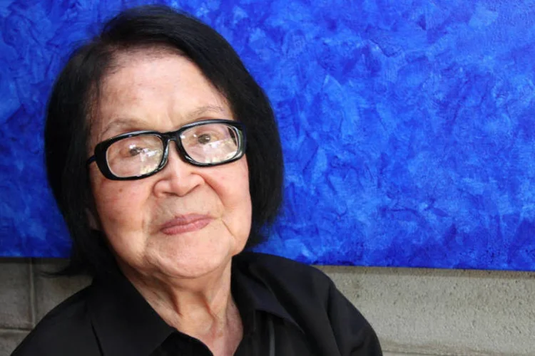 
	Tomie Ohtake: ela &eacute; um dos maiores nomes da pintura brasileira
 (Reprodução/Facebook/Instituto Tomie Ohtake)