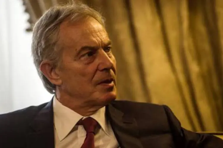 Blair: o ex-primeiro ministro afirmou que negociaria com a UE o adiamento da saída, caso estivesse no governo (Khaled Desouki/AFP/AFP)