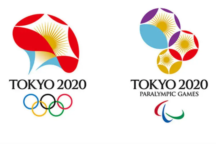 Uma das opções de logo de Tóquio 2020: milhares de propostas após logo original ser descartado (Divulgação)