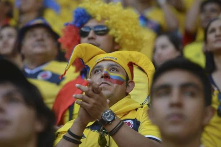 
	Torcedor colombiano em jogo contra a Costa do Marfim: coment&aacute;rio ocorreu antes da partida
 (Marcello Casal Jr/Agência Brasil)