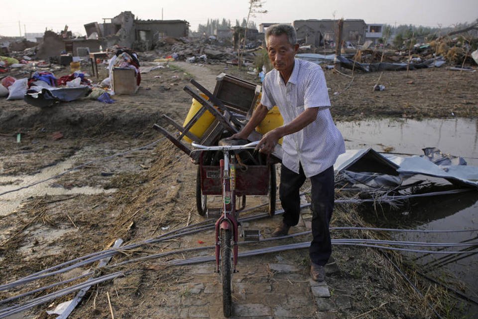 China decreta alerta vermelho pela chegada do tufão Nida