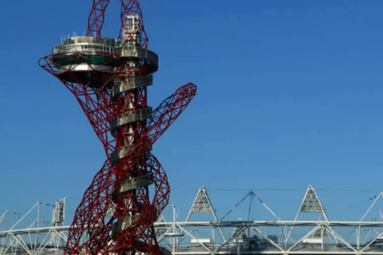 Os visitantes que subirem os mais de 100 metros da Olympic Orbit poderão desfrutar de uma vista panorâmica da capital britânica (Getty Images / Scott Olson)