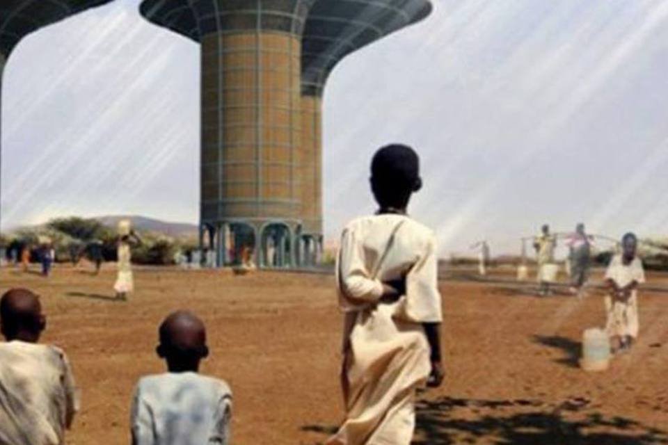Conceito de torre de água pode resolver o problema de abastecimento no Sudão