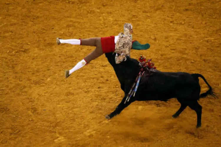 
	Segundo a imprensa espanhola, &eacute; a primeira morte de um toureiro em uma arena desde 1985
 (REUTERS/Rafael Marchante)