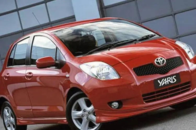 
	Toyota Yaris: falhas foram encontradas em 27 modelos, incluindo o utilit&aacute;rio esportivo RAV4 e o subcompacto Yaris
 (Divulgação)