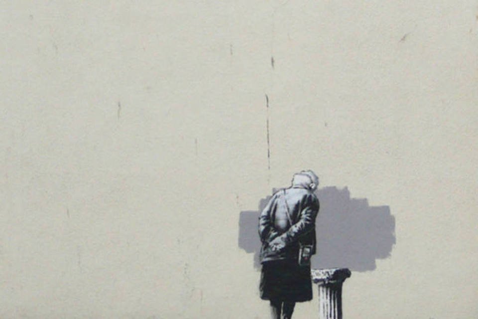Novo trabalho de Banksy aparece em cidade litorânea inglesa