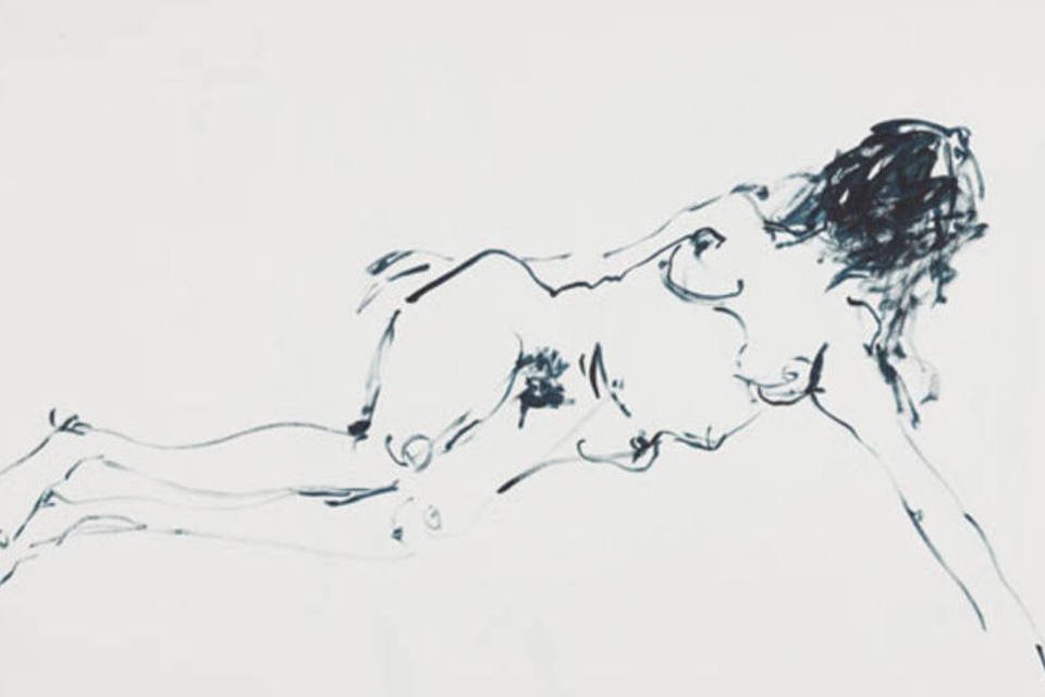 Erotismo e amor marcam a exposição de Tracey Emin em SP