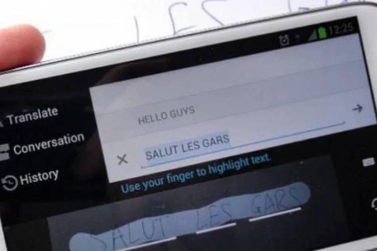 
	App do Google Tradutor em Samsung Galaxy: A vers&atilde;o 2.5 do app Google Tradutor &eacute; gratuita e est&aacute; dispon&iacute;vel na Google Play
 (Divulgação)