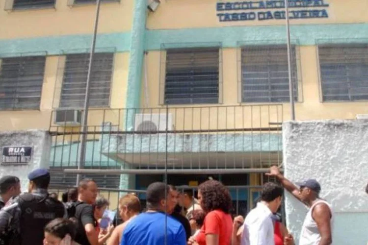 Na escola, o ex-aluno Wellington Menezes de Oliveira matou a tiros 12 crianças e deixou dez feridas (Divulgação/Shana Reis/ Governo do Estado do Rio de Janeiro)