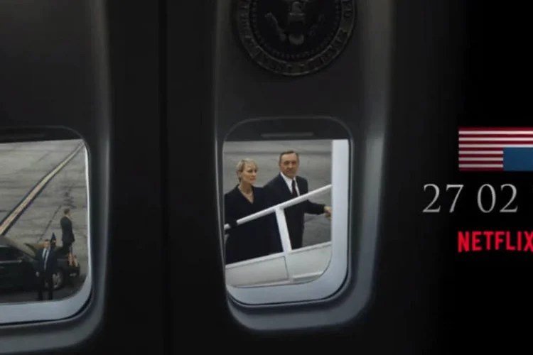 Trecho do trailer da 3ª temporada da série do Neflix "House of Cards" (Reprodução/Facebook/Netflix)