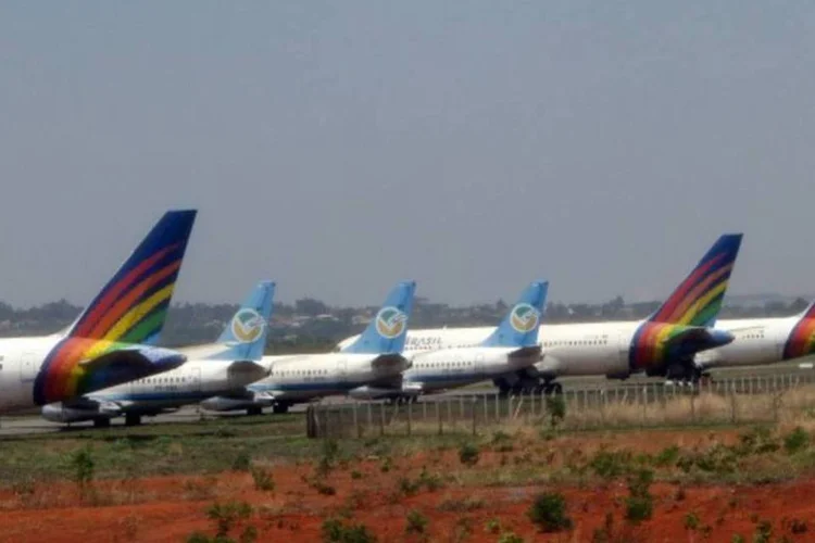 
	Avi&otilde;es em p&aacute;tio: expectativa &eacute; de que a China atinja 1,3 bilh&atilde;o de passageiros em 2034
 (Raul Junior)