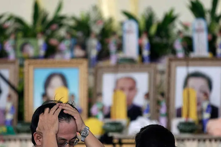 Funeral: TransAsia indenizará os feridos e as famílias dos mortos com 200 mil dólares  (REUTERS/Pichi Chuang)