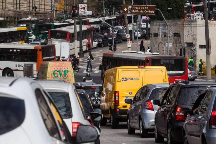 Trânsito São Paulo: paulistanos já se prepararam para o possível caos de hoje (Victor Moriyama/Getty Images)