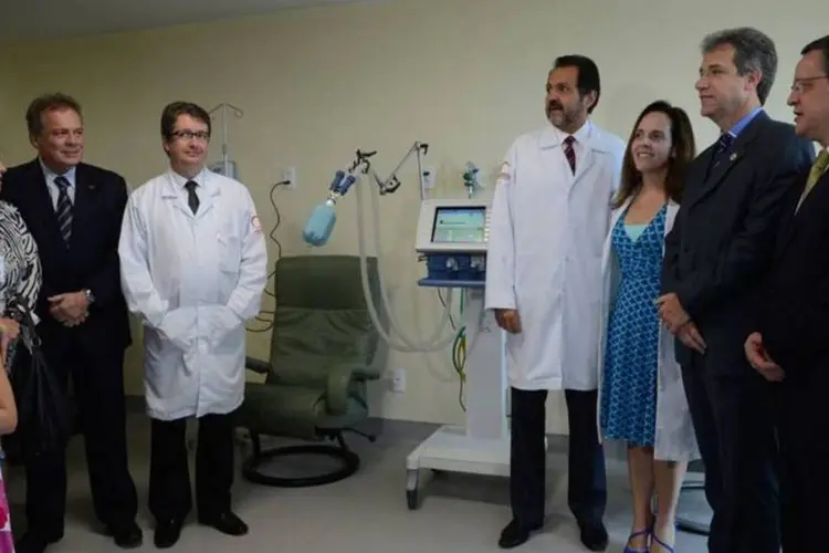 
	Arthur Chioro participou da inaugura&ccedil;&atilde;o do centro do transplante de medula &oacute;ssea
 (Elza Fiúza/Agência Brasil)