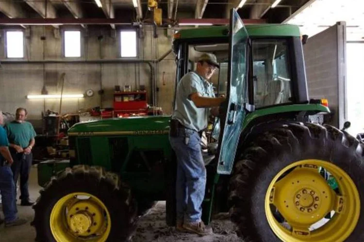 Trator da John Deere (Scott Olson/Getty Images)