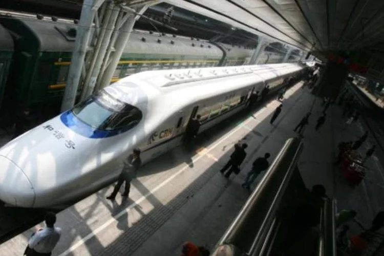 Trem-bala em Pequim (China Photos/Getty Images)