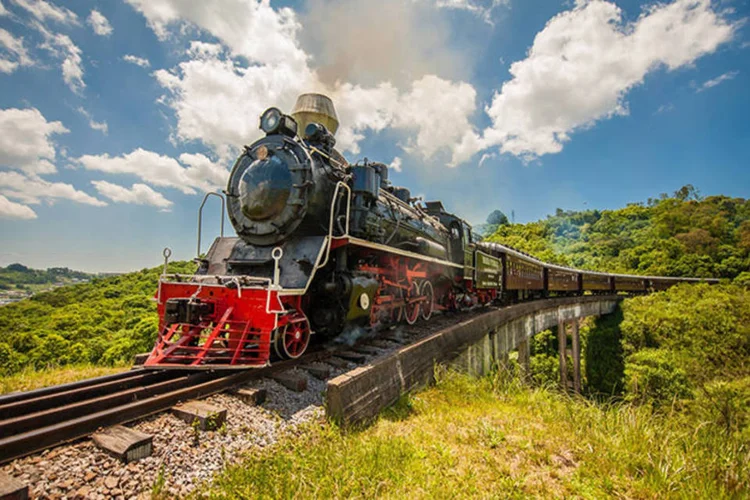 Trem do Vinho no Rio Grande do Sul. (AlugueTemporada/Divulgação)