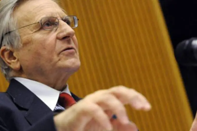 O presidente do Banco Central Europeu, Jean-Claude Trichet: pressão sobre a China (.)