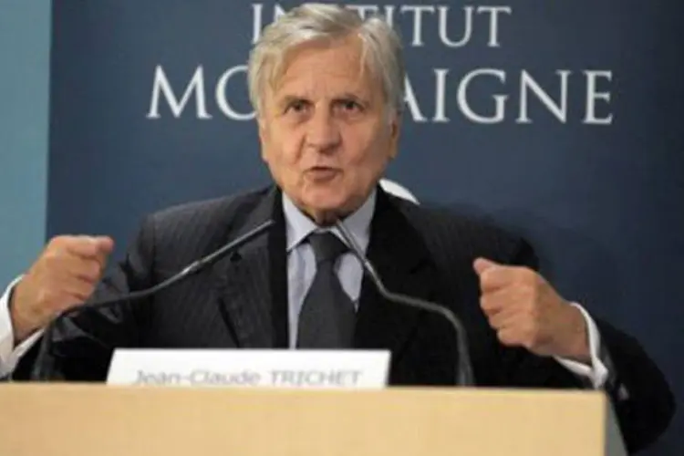 Trichet também defende uma reforma de leis dos países para vigiar mais de perto a marcha dos orçamentos nacionais
 (Eric Piermont/AFP)