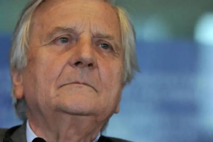 Trichet observou que o PIB da zona do euro desacelerou 0,2% no segundo trimestre e que os fatores que impulsionaram o crescimento perderam força (Georges Gobet/AFP)