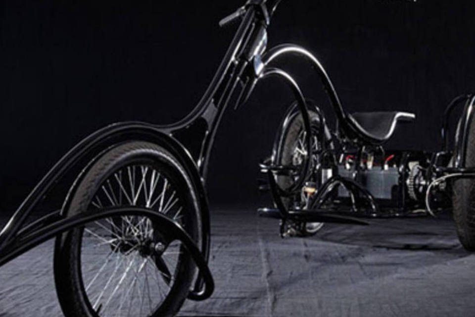 Designer cria triciclo motorizado “verde”