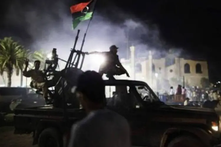 Comemoração da libertação da Líbia (AFP/Marco Longari)