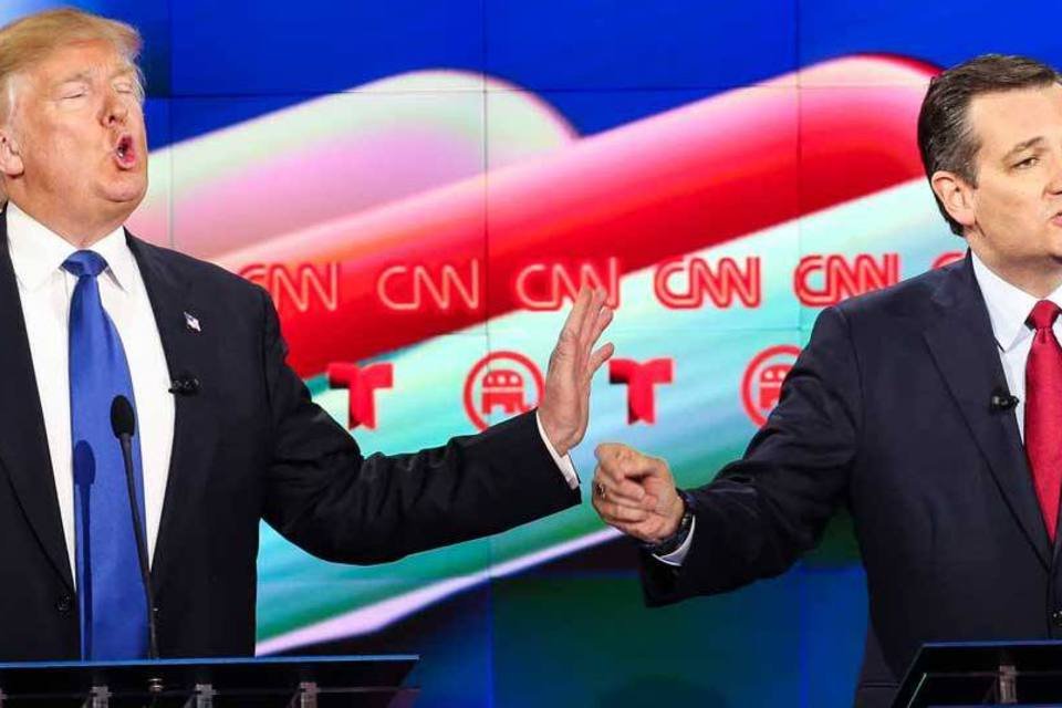 Rubio e Cruz vão ao ataque contra Trump em debate quente