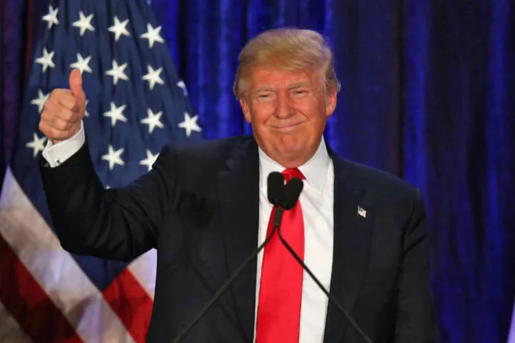 
	Trump: a candidatura do empres&aacute;rio &eacute; levada cada vez mais a s&eacute;rio
 (Getty Images)