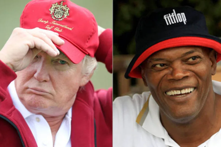 
	Trump x Jackson: embate improv&aacute;vel envolve &#39;trapa&ccedil;as&#39; no jogo de golfe e cobran&ccedil;as financeiras indevidas.
 (Montagem/ Getty Images)