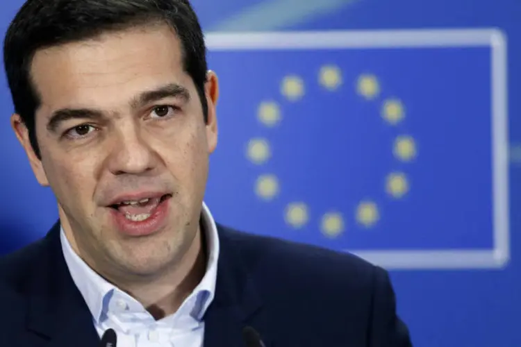 
	O premi&ecirc; grego, Alexis Tsipras: gregos desejam propor a seus s&oacute;cios um plano de reformas para reduzir seu endividamento
 (Francois Lenoir/Reuters)