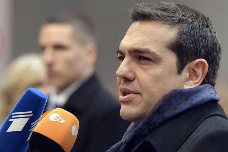 
	Alexis Tsipras: segundo o Fundo Monet&aacute;rio Internacional (FMI), a d&iacute;vida da Gr&eacute;cia deveria ser reestruturada
 (Stephanie Lecocq/Pool/Reuters)