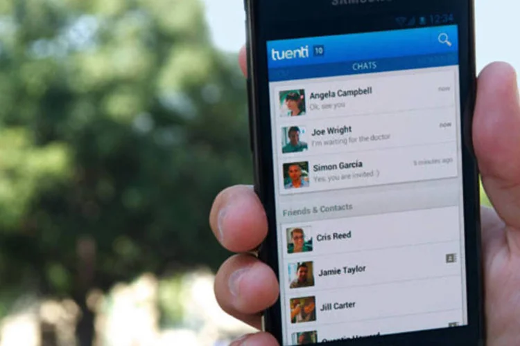 App da rede social Tuenti: site não permite que informações de seus usuários sejam indexadas por ferramentas de buscas (Divulgação)