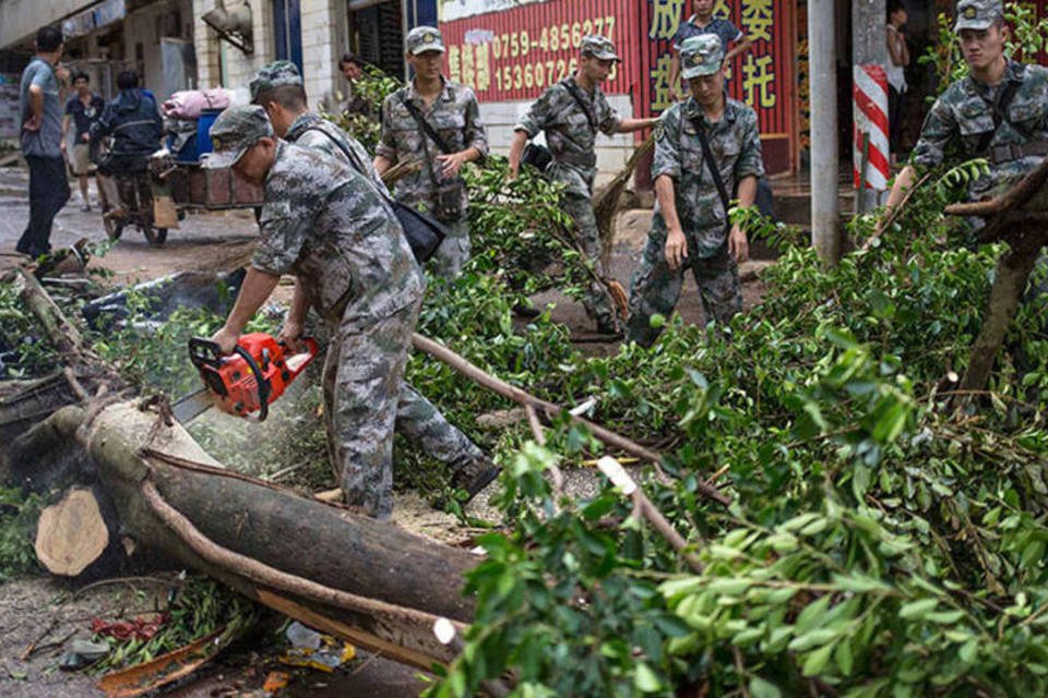 Tufão provoca perdas na China de mais de US$ 4 bilhões