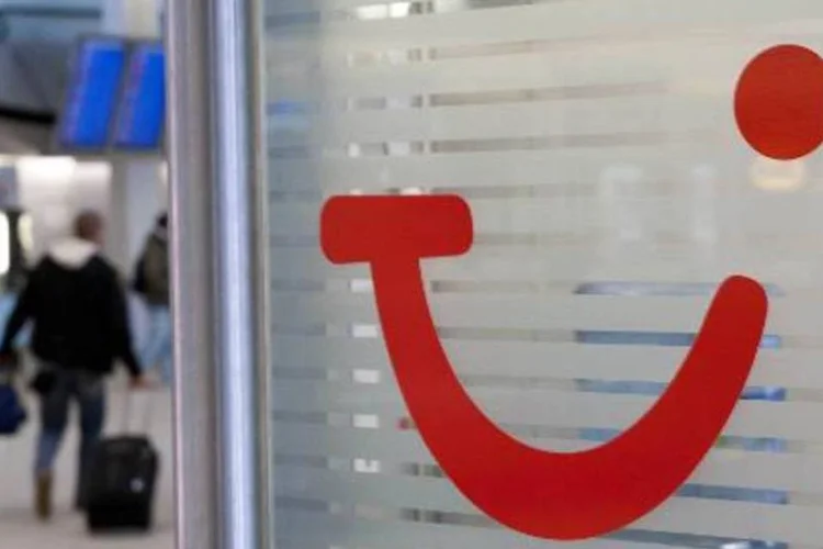 
	Propaganda do TUI em Berlim: novo grupo conservar&aacute; nome alem&atilde;o TUI AG
 (Lukas Kreibig/AFP)