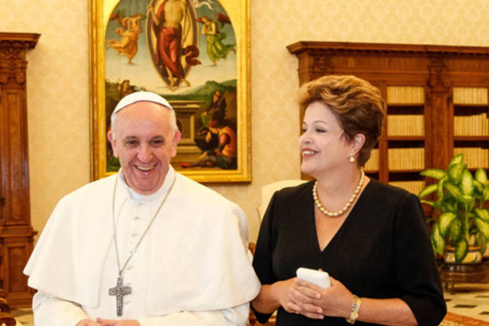 Francisco recebe Dilma Rousseff no Vaticano