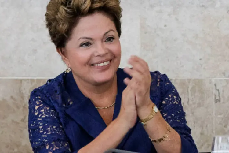 
	Dilma Rousseff: a presidente gravou na segunda-feira, 15, pela manh&atilde; durante mais de uma hora, em um est&uacute;dio localizado a cerca de dez quil&ocirc;metros do Pal&aacute;cio do Planalto
 (Roberto Stuckert Filho/PR)