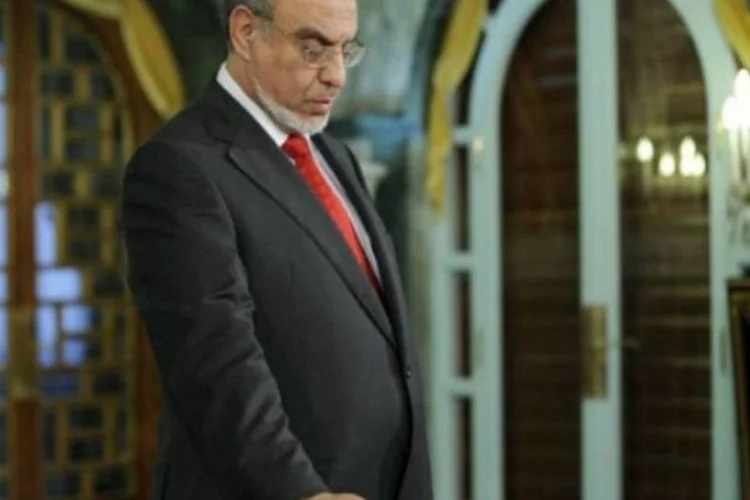 
	Hamadi Jebali: a ideia&nbsp;formar um gabinete apol&iacute;tico, &eacute; contr&aacute;ria &agrave; opini&atilde;o de seu partido islamita.
 (AFP / Fethi Belaid)