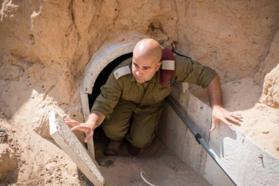 Gaza terá muro subterrâneo para evitar túneis palestinos