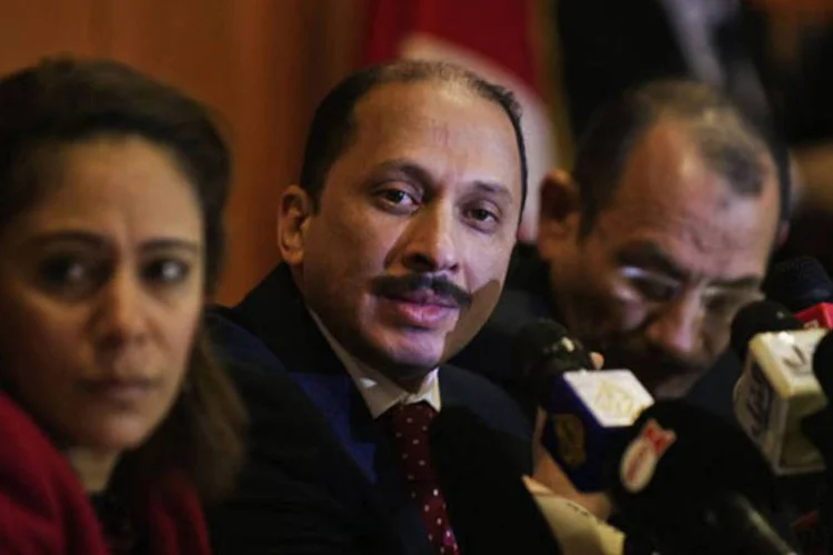 
	O l&iacute;der do partido Congresso para a Rep&uacute;blica, Mohamed Abbou: ele destacou que o CPR se op&ocirc;s aos planos de um governo de tecnocratas n&atilde;o partid&aacute;rio
 (AFP/ Gianluigi Guercia)