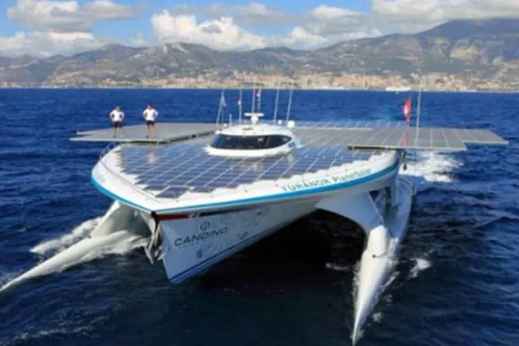 Barco movido a energia solar, Solar Planet Turanor (Divulgação)