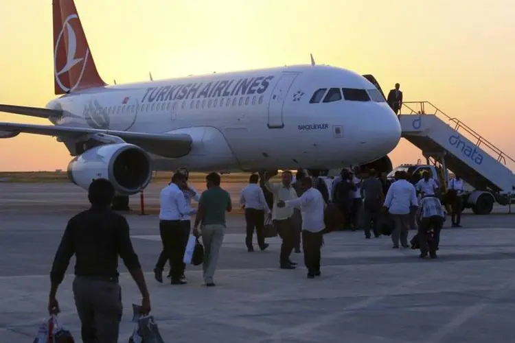 
	Turkish Airlines: no Marrocos o avi&atilde;o foi submetido a uma minuciosa revista na qual se terminou descartando a exist&ecirc;ncia de uma bomba
 (Reuters)
