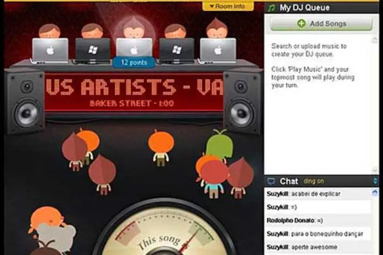No Turntable, qualquer pessoa pode ser DJ e ter sua seleção musical avaliada pelos demais (Reprodução)